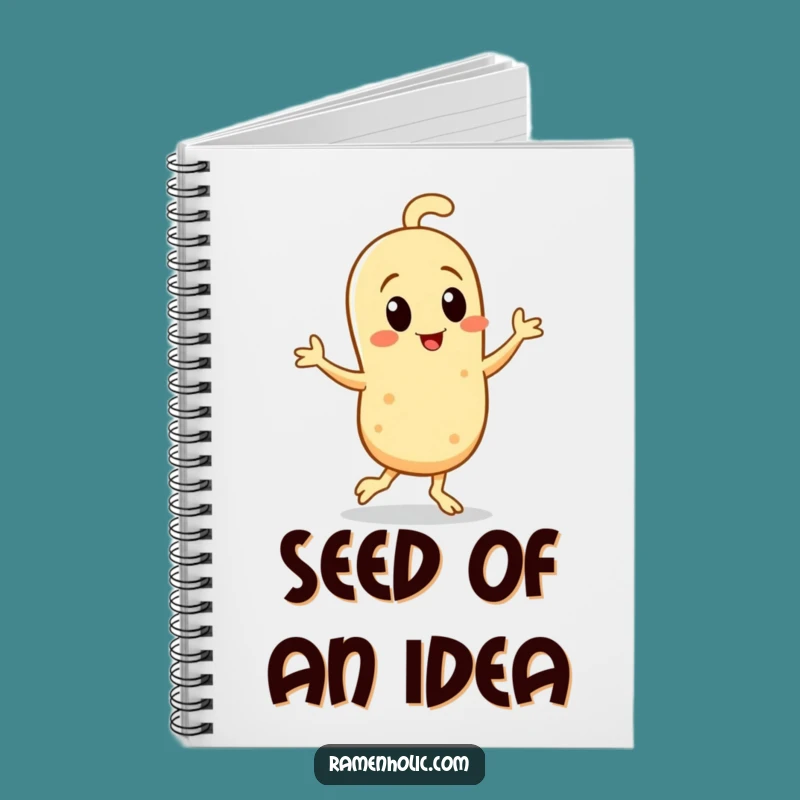 Funny Sesame Seed Jig Notebook: Jot Down Ideas with a Dancing Character - Perfect Gift!
