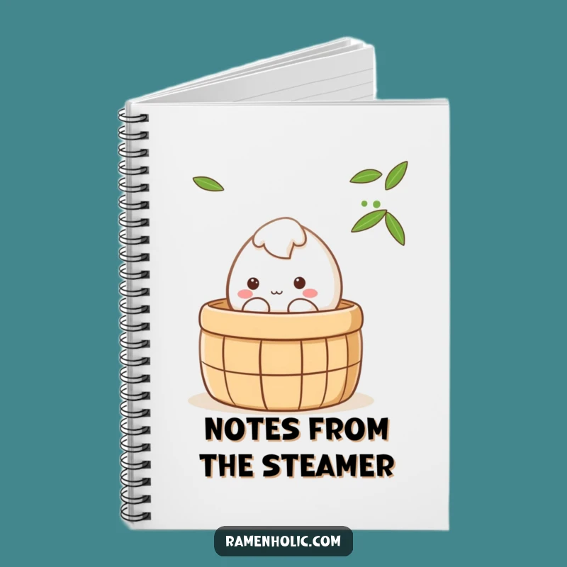 Funny Shy Mochi Notebook: Adorable Kawaii Steamer Journal for Bao Fans