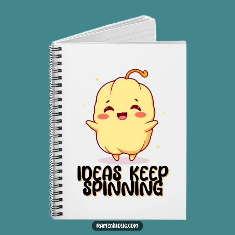 Funny Spinning Tempura Notebook: Jot Down Your Energy, Fun Gift