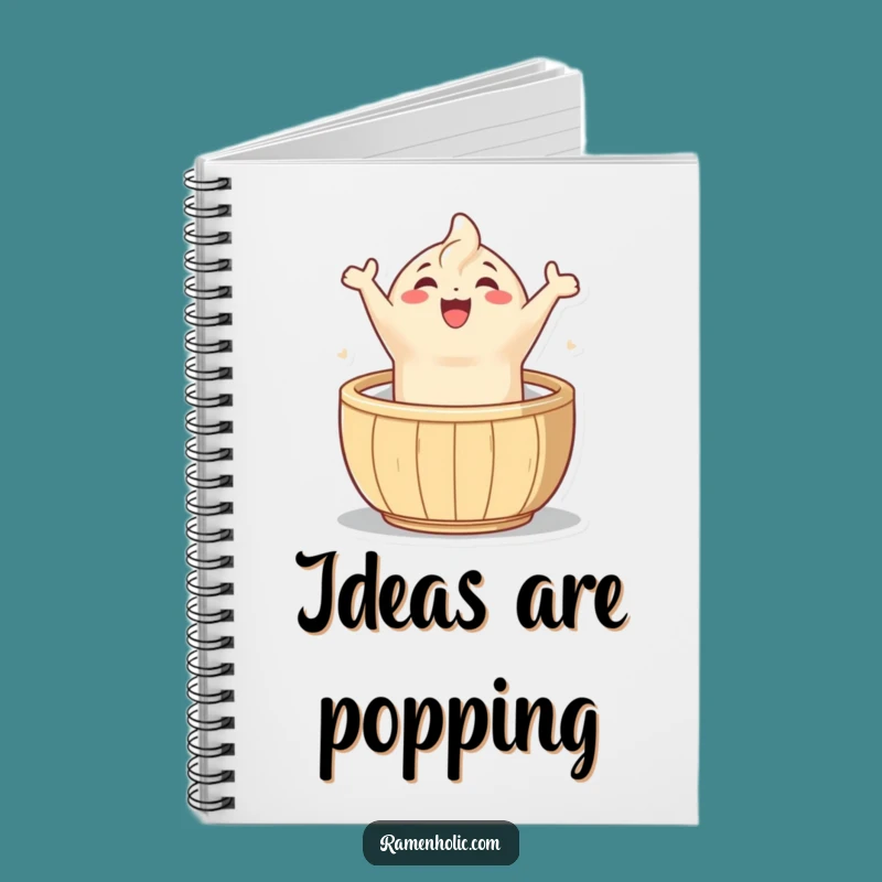 Funny Joyful Dumpling Notebook: Capture Your Happy Thoughts with Humorous Flair