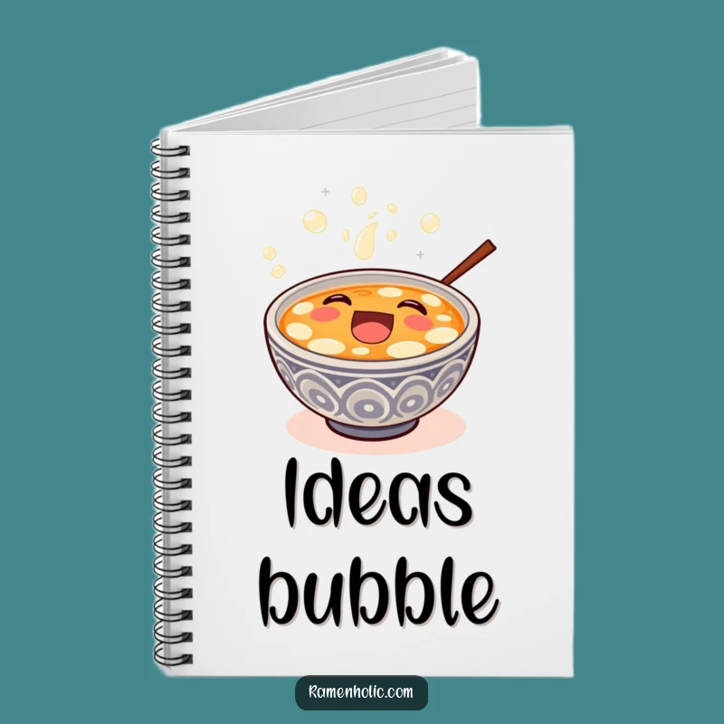 Funny Miso Soup Notebook: Journal Your Joy with Laughing Bowl Art