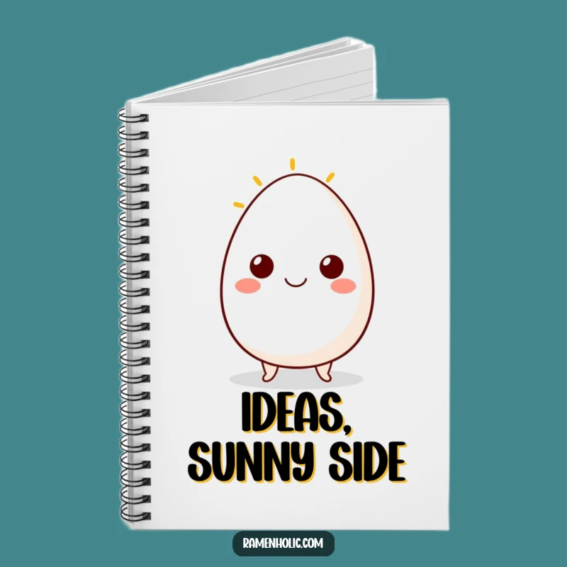 Funny Egg Smile Notebook: Jot Down Ideas with Sunny Side Up Character Style Gift!