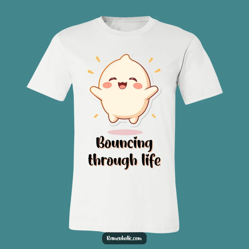 Funny Bouncing Mochi T-Shirt: Wear Your Excitement with this Hilarious Tee