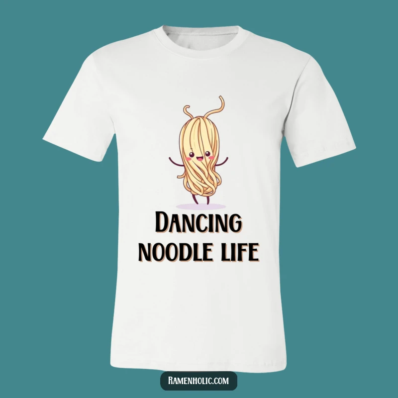 Funny Kawaii Noodle Dance T-Shirt: Happy Swirls Tee, Great Funny Gift