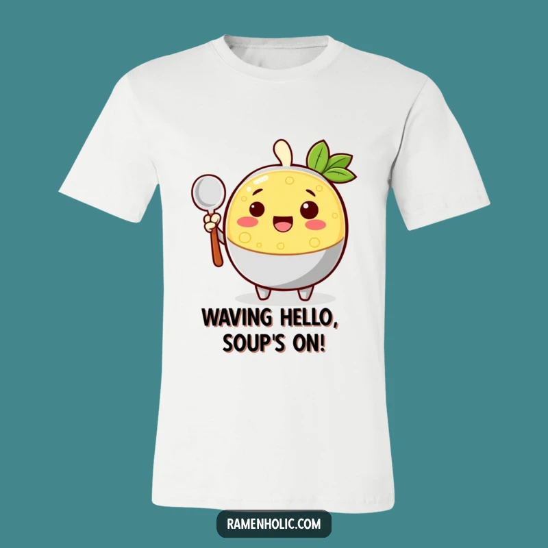 Funny Cheerful Broth T-Shirt - Wear Your Warmth and Humor