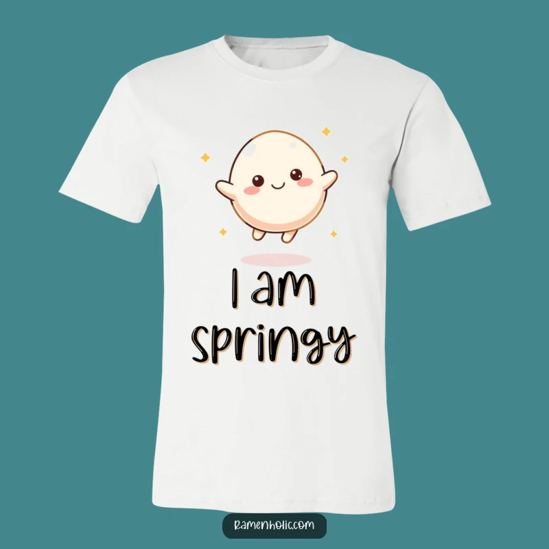 Funny Mochi Bounce T-Shirt - Cheerful Bouncy Character Tee, Awesome Funny Gift!