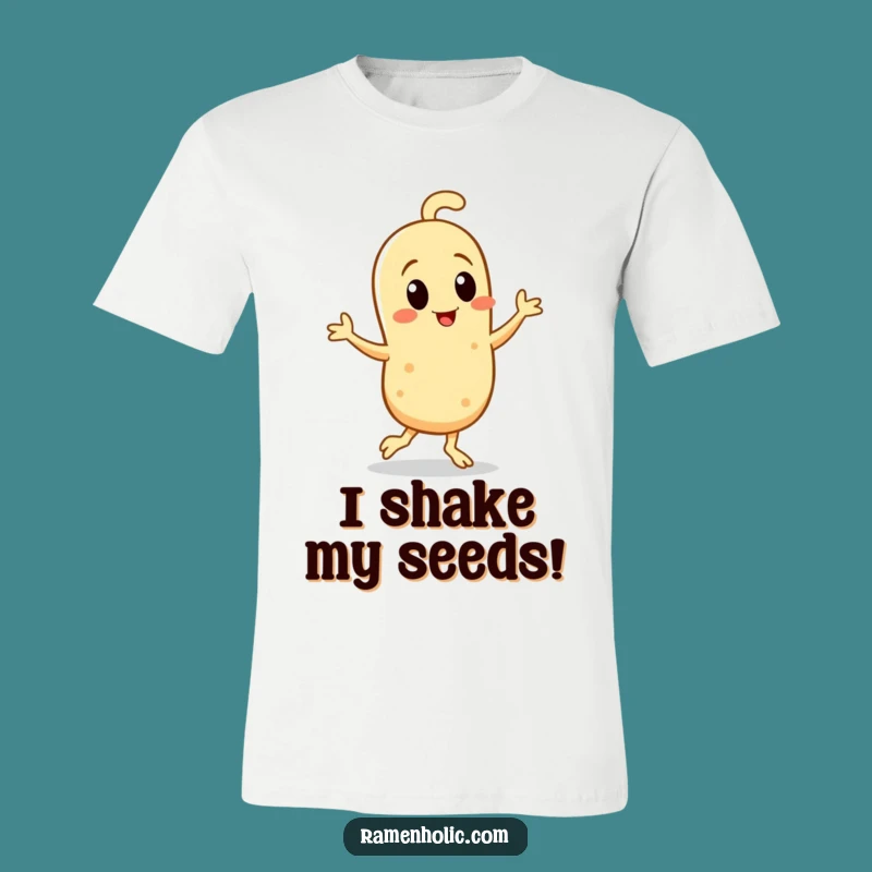 Funny Sesame Seed Jig T-Shirt: Wearable Humor with a Dancing Character - Great Gift!