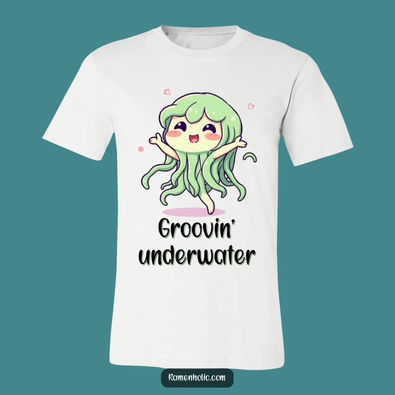 Funny Seaweed Dance T-Shirt: Wear Your Groove with Aquatic Character Style Gift!