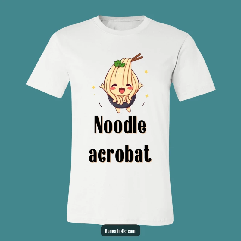 Funny Udon Flip T-Shirt - Delighted Noodle Dance Tee, Awesome Funny Gift!