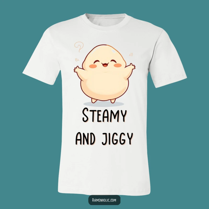 Funny Dumpling Jig T-Shirt - Wear Your Happiness with This Cartoon Foodie Tee