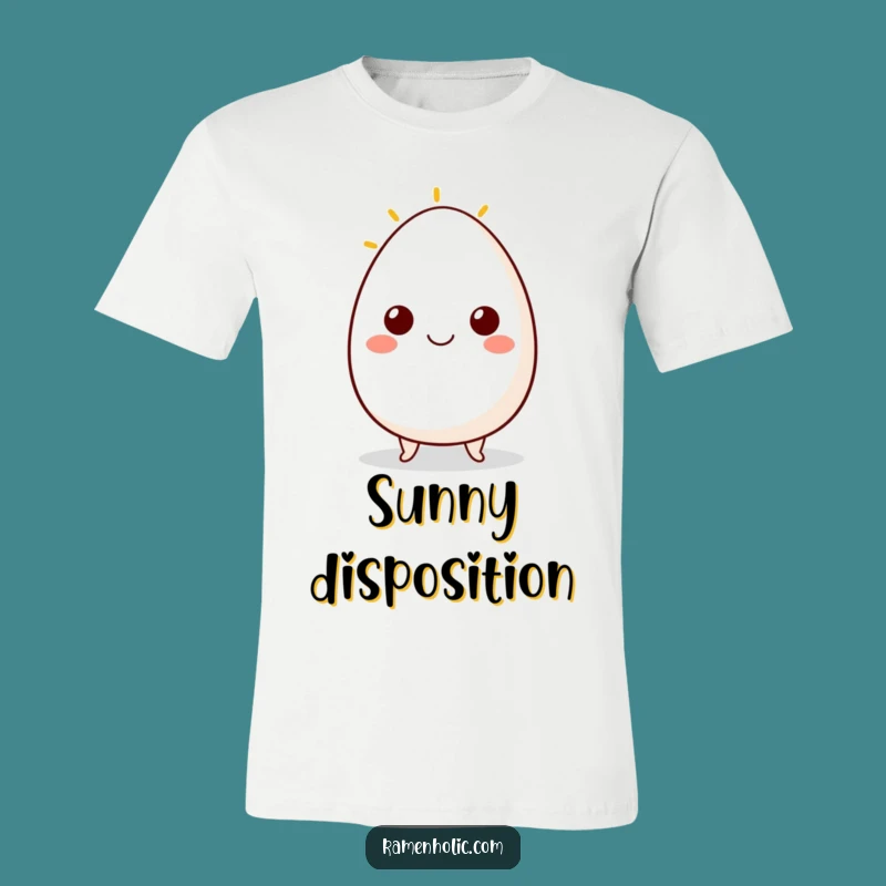 Funny Egg Smile T-Shirt: Wear Your Happiness with Sunny Side Up Style Gift!