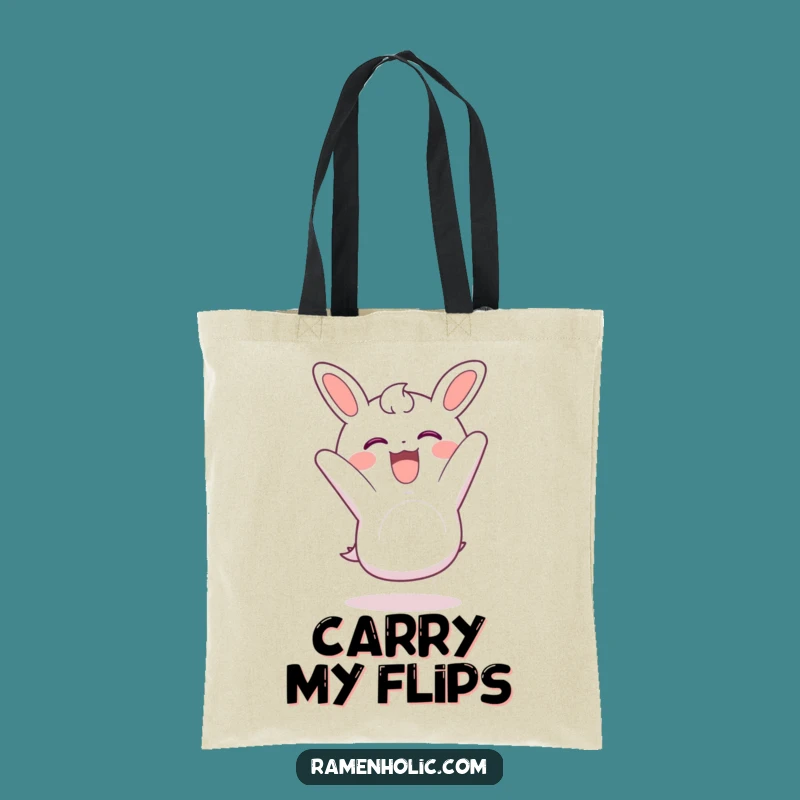 Funny Nori Tote Bag: Carry Your Essentials with Acrobatic Flair