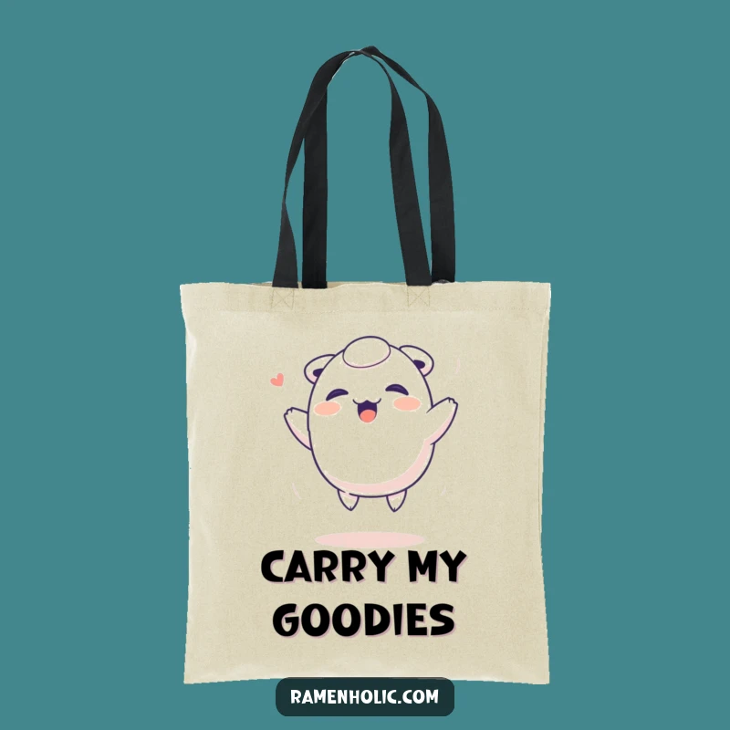 Funny Dumpling Bounce Tote Bag: Carry Your Fun On-the-Go