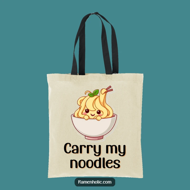Funny Noodle Wiggle Tote Bag: Carry Your Fun Anywhere
