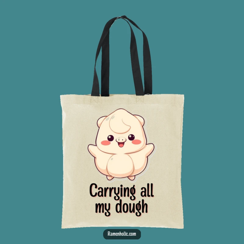Funny Bouncing Dumpling Tote Bag: Carry Your Cheer, Great Gift Accessory