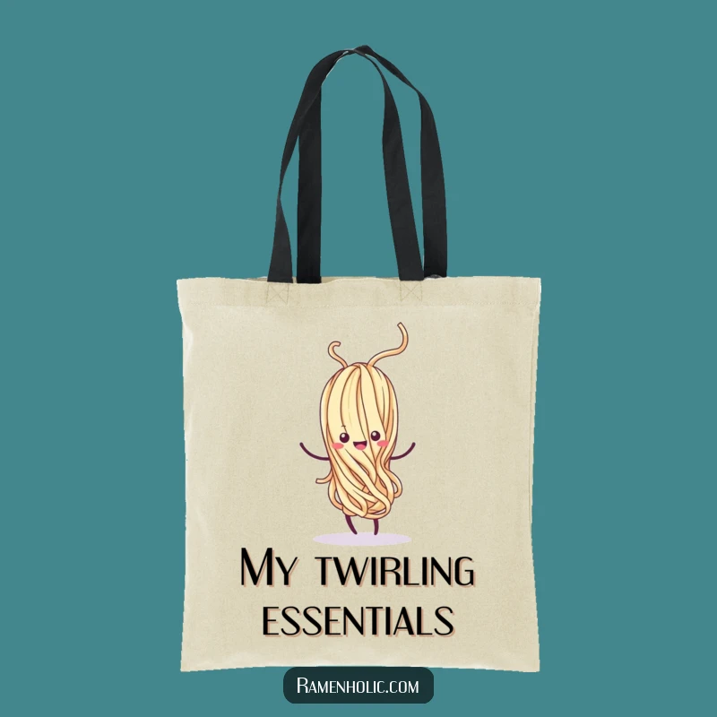 Funny Kawaii Noodle Dance Tote Bag: Carry Your Joy, Perfect Funny Gift