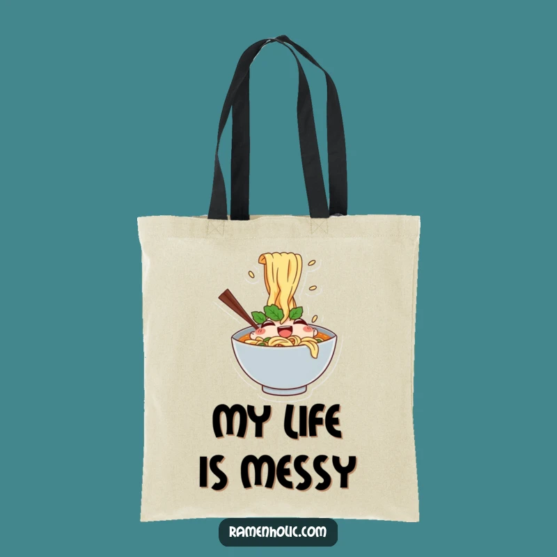 Funny Ramen Go Tote Bag - Noodle Splash Carryall, Perfect Funny Gift!