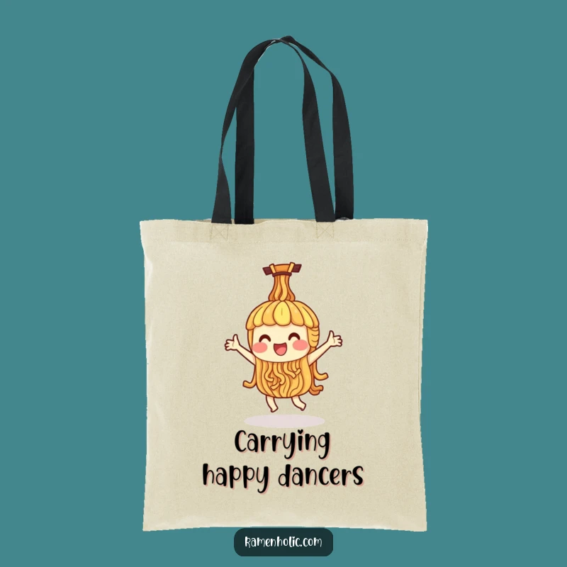 Funny Ramen Noodle Dance Tote Bag - Chic & Whimsical Accessory