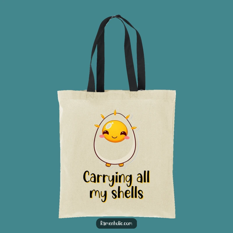 Funny Sunny Side Up Egg Tote Bag: Carry Your Essentials with a Cheerful Smile