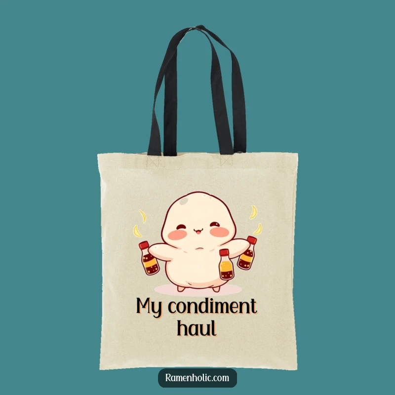 Funny Kawaii Dumpling Juggling Tote Bag: Carry Your Fun, Perfect Funny Gift