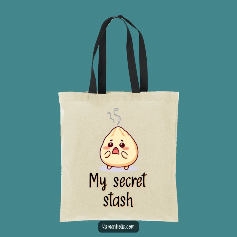 Funny Gyoza Tote Bag: Shocked Steam, Stylish & Humorous Carryall